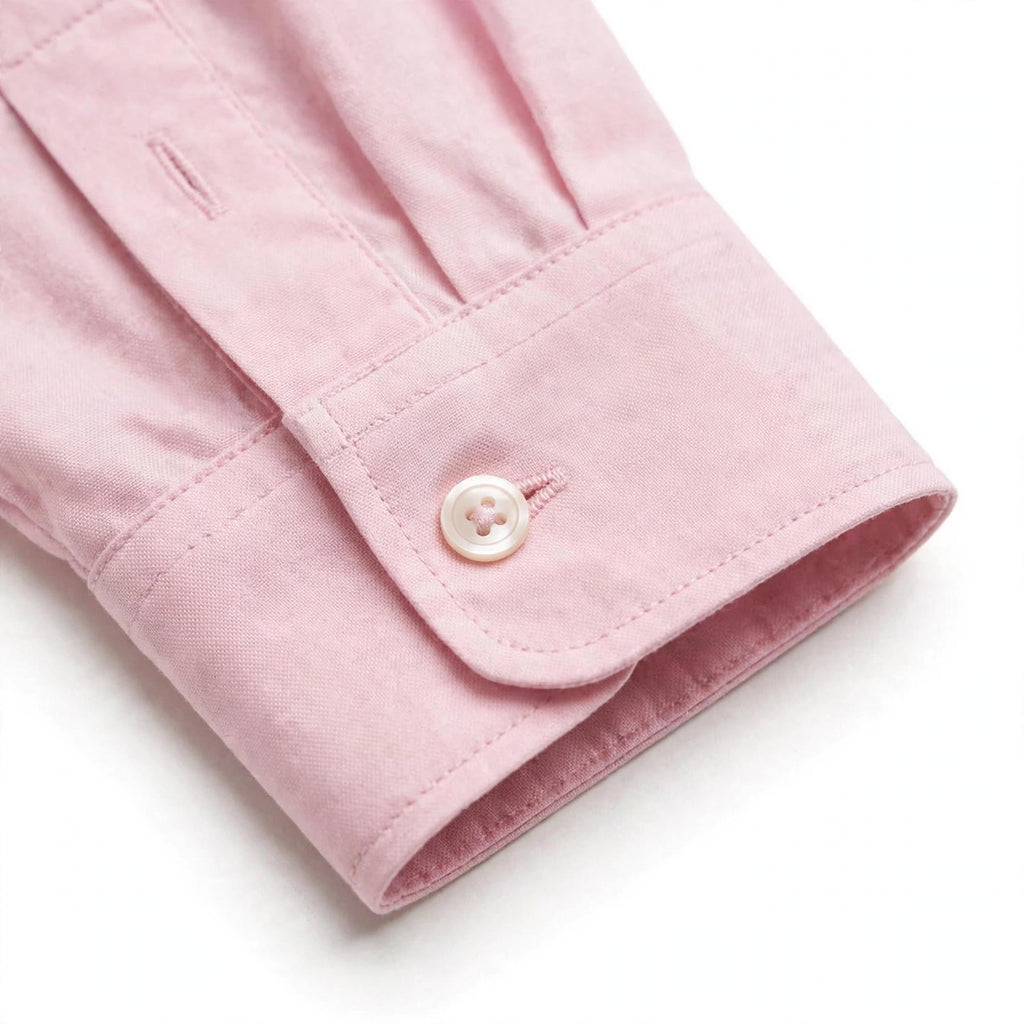 Daur-z Oversized Button-Down Shirt in Pink - Relaxed Fit | Everyday Essential