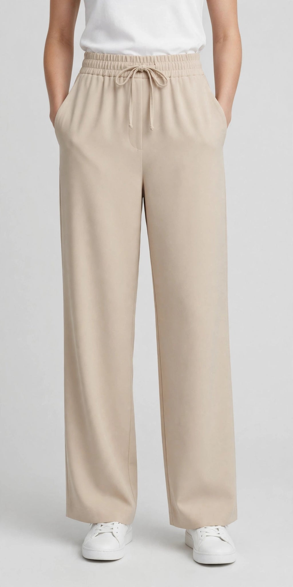 Unisex Regular Relax Fit Trouser - Single Pleat Edition - Beige