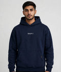 Daur-Z Fleece Premium Basic Oversized Hoodie Unisex - Navy Blue