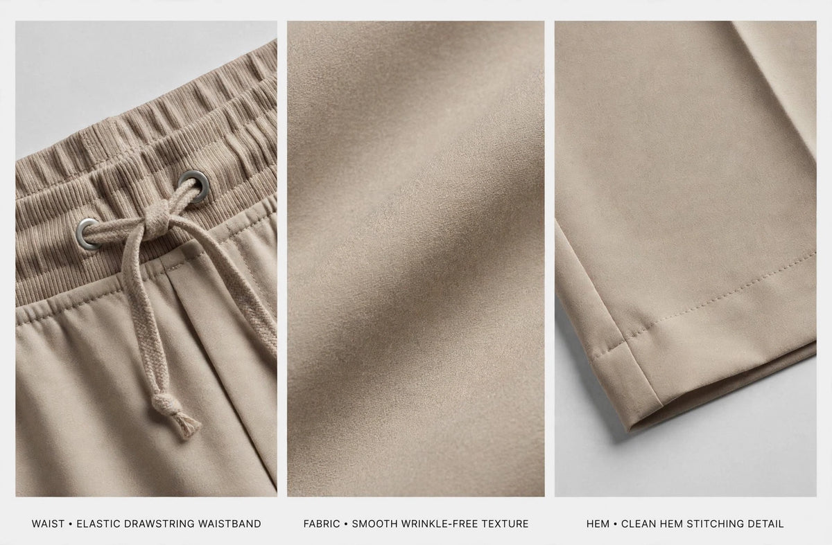 Unisex Regular Relax Fit Trouser - Single Pleat Edition - Beige