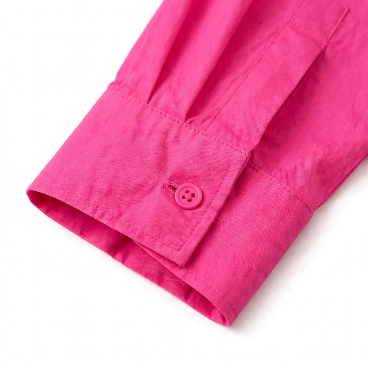 Daur-z Oversized Button-Down Shirt in Neon Pink - Relaxed Fit | Everyday Essential