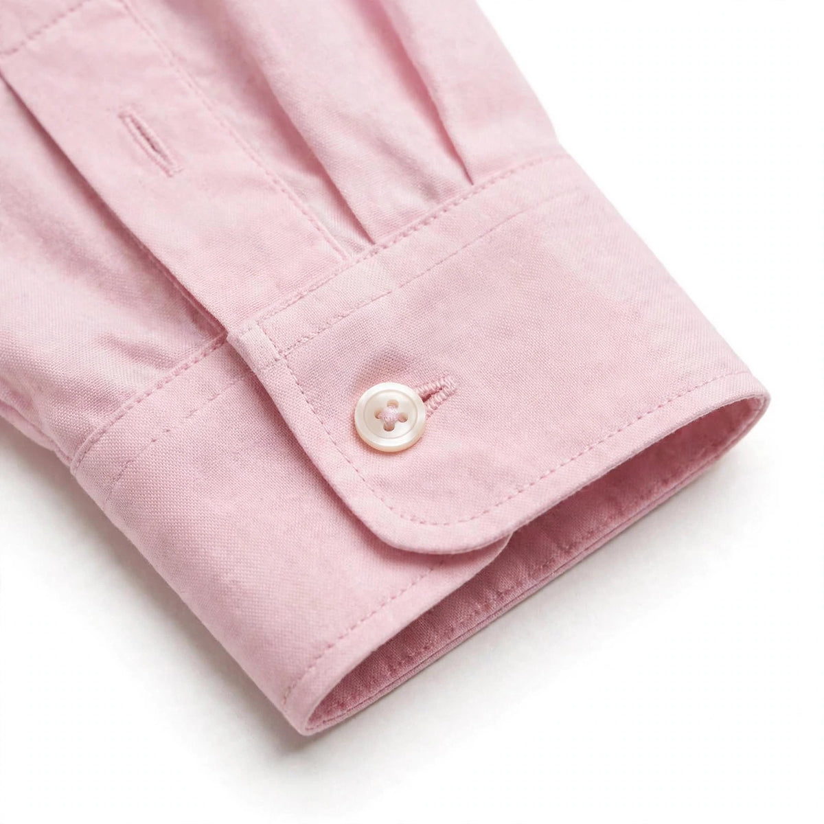 Pink Button Down Shirt And White Flapper Trouser Co-Ord Set