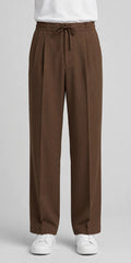 Unisex Regular Wide Leg Pleated Trouser - Single Pleat Edition