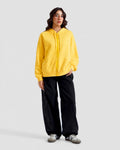 Fleece Premium Basic Zipper Hoodie Unisex - Yellow